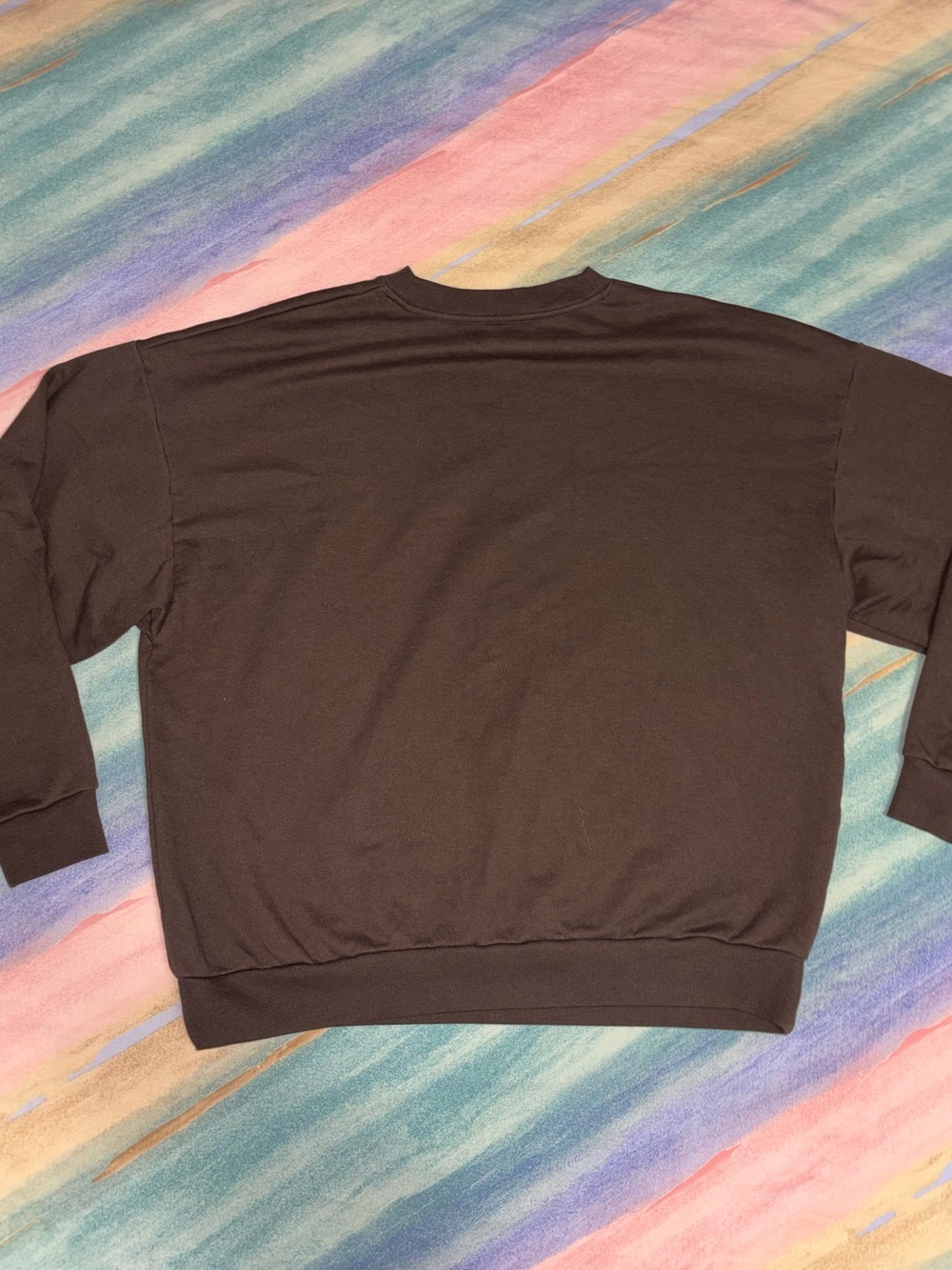 Alo Accolade Crew Neck Pullover Espresso Size L - Picture 3 of 6